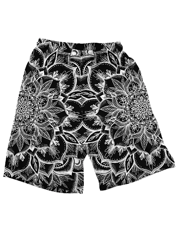 Men's neon - colored athletic shorts for high - visibility workoutsYin Mandala Shorts