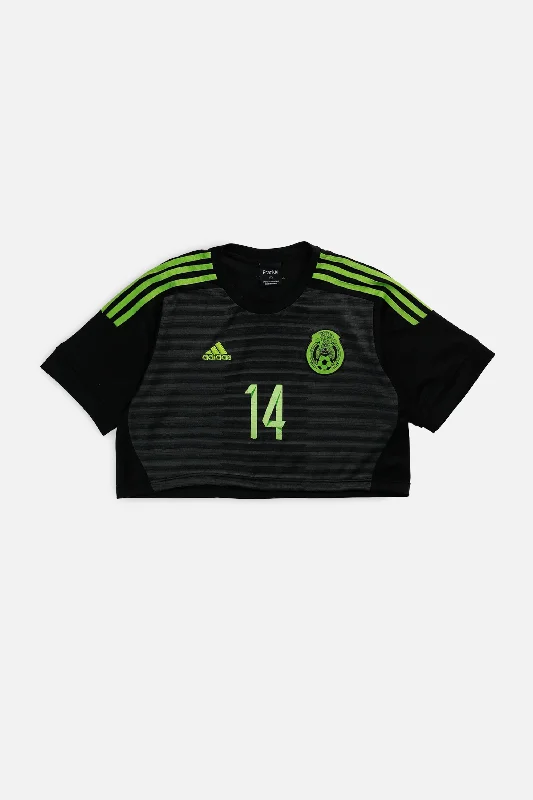 Men's Throwback Rugby Jerseys of Historic Matches and Teams for Rugby History BuffsRework Crop Mexico Soccer Jersey - L Men's Throwback Rugby Jerseys of Historic Matches and Teams for Rugby History BuffsRework Crop Mexico Soccer Jersey - L