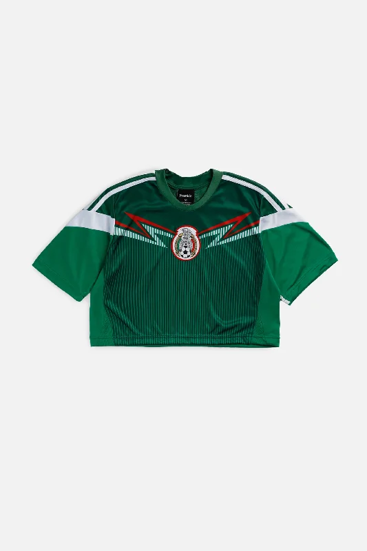 Men's Throwback Rugby Jerseys of Historic Matches and Teams for Rugby History BuffsRework Crop Mexico Soccer Jersey - S Men's Throwback Rugby Jerseys of Historic Matches and Teams for Rugby History BuffsRework Crop Mexico Soccer Jersey - S