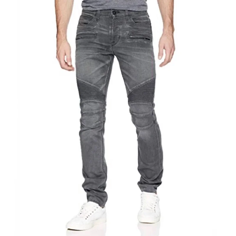 Men's Jeans with an Elastic Waistband for Ultimate ComfortMen's Blinder Biker Jean In Boxo