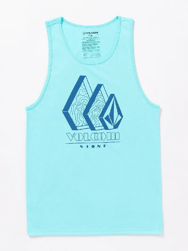 Men's High - Waisted Jeans in a Medium Wash for a Vintage - Style RevivalRepeater Tank - Crete Blue