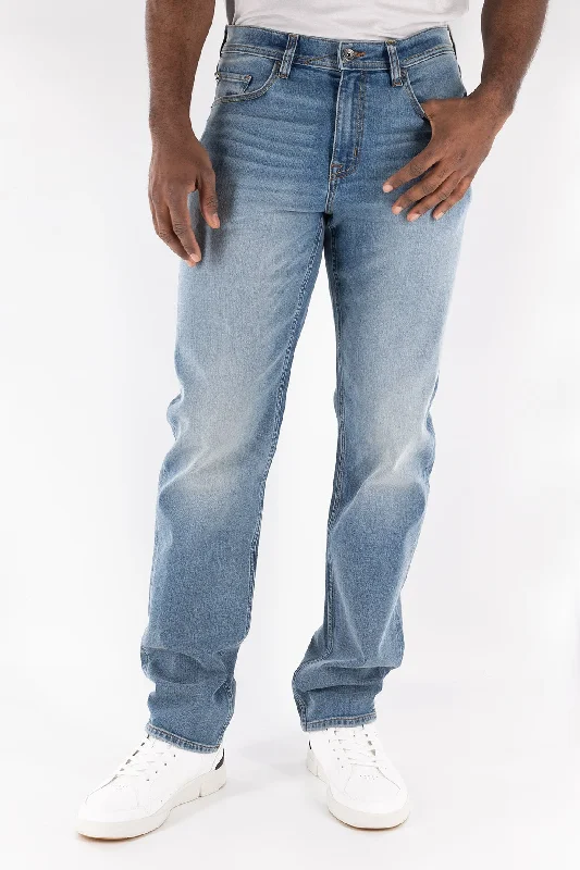 Men's Jeans with a Button - Fly for a Traditional and Classic AestheticSlim Straight Jean - Spruce Pine