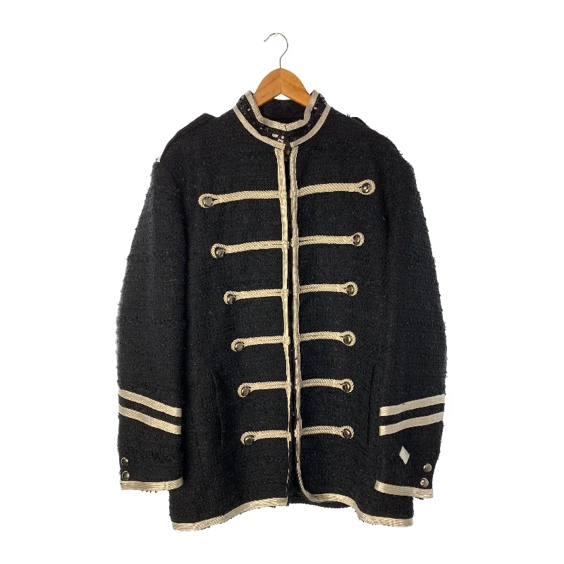 Men coats with a water - resistant finish for light rain and splashesVintage/Jacket/4/Black/Cotton/PD22SJ05 Men coats with a water - resistant finish for light rain and splashesVintage/Jacket/4/Black/Cotton/PD22SJ05