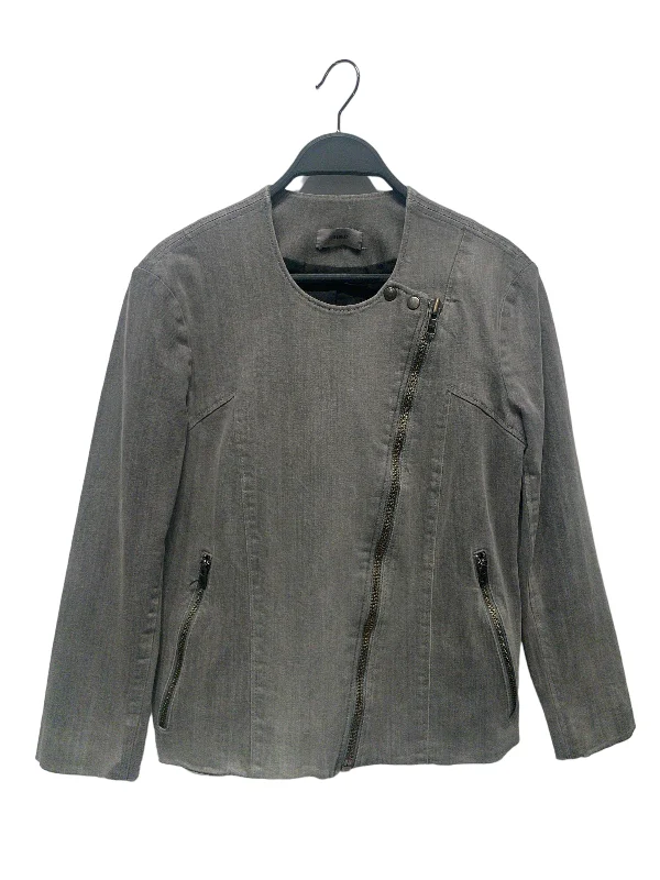 Men coats with a drawstring waist for a customizable fitHelmut Lang///Jacket/--/Plain/Cotton/GRY//W [Designers] Essentials/