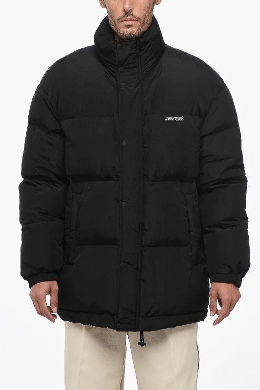 Men coats with a contrasting trim for a fashion - forward aestheticIsabel Marant Oversize-Fit DILYAMO Padded Jacket