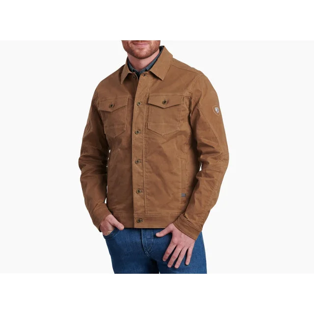 Men jackets with a zip - off sleeves to convert to a vestMen's Outlaw Waxed Jacket