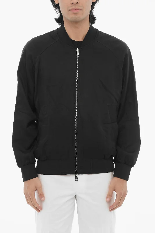 Men coats with a hooded design for added protection against the elementsNeil Barrett Reversible Lighweight Bomber Jacket