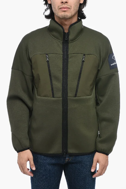 Men coats with a soft fleece interior for extra warmth and comfortPaul & Shark WHITE MOUNTAINEERIG Tecnical Fabric Jacket with Turtleneck C Men coats with a soft fleece interior for extra warmth and comfortPaul & Shark WHITE MOUNTAINEERIG Tecnical Fabric Jacket with Turtleneck C
