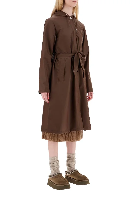 Waterproof men coats with taped seams for heavy rain and snow daysRains Unisex A-Line Longer Rain Jacket Waterproof men coats with taped seams for heavy rain and snow daysRains Unisex A-Line Longer Rain Jacket