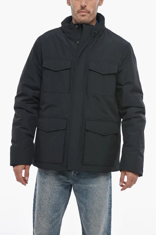 Men coats made of high - quality leather for a rugged and durable optionWoolrich PENN-RICH Extractable Hood CLEVELAND Padded Jacket Men coats made of high - quality leather for a rugged and durable optionWoolrich PENN-RICH Extractable Hood CLEVELAND Padded Jacket