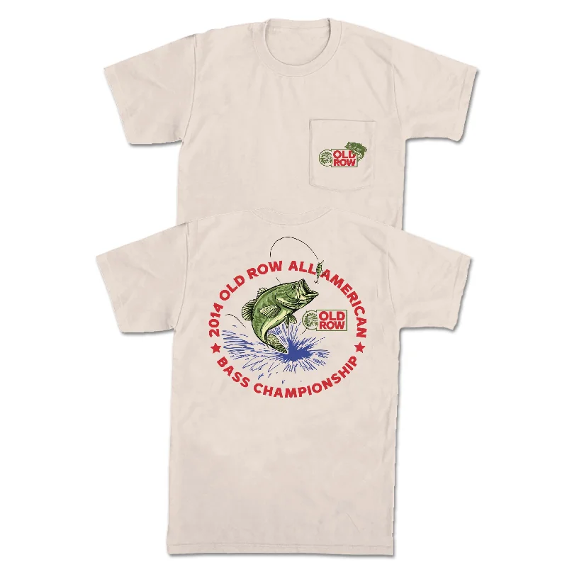 Men's moisture - wicking athletic t - shirts for intense workoutsAll American Bass Championship Pocket Tee Men's moisture - wicking athletic t - shirts for intense workoutsAll American Bass Championship Pocket Tee