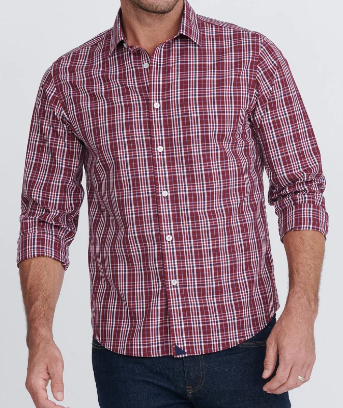 Men's color - block polo shirts with a bold fashion statementWrinkle-Free Chevalier Shirt