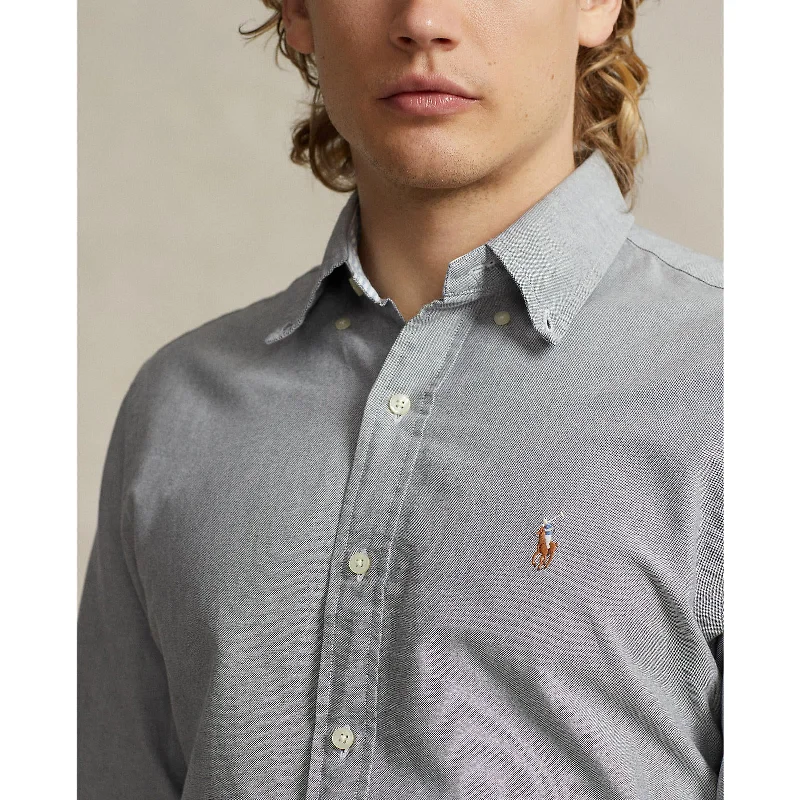Men's lightweight performance polo shirts for tennis matchesPolo Ralph Lauren - Oxford Shirt - Slate Men's lightweight performance polo shirts for tennis matchesPolo Ralph Lauren - Oxford Shirt - Slate