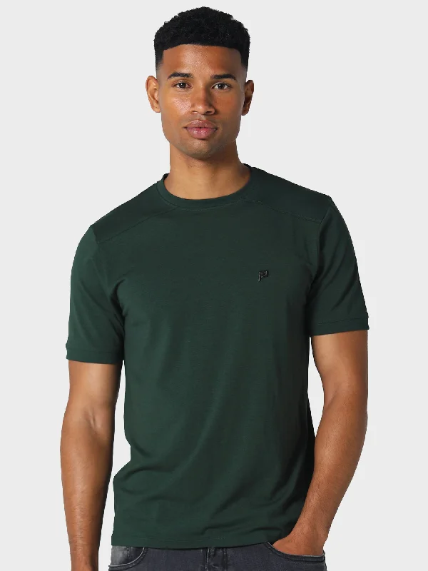Men's slim - fit graphic t - shirts with vintage rock band printsGambit Deep Emerald T-Shirt