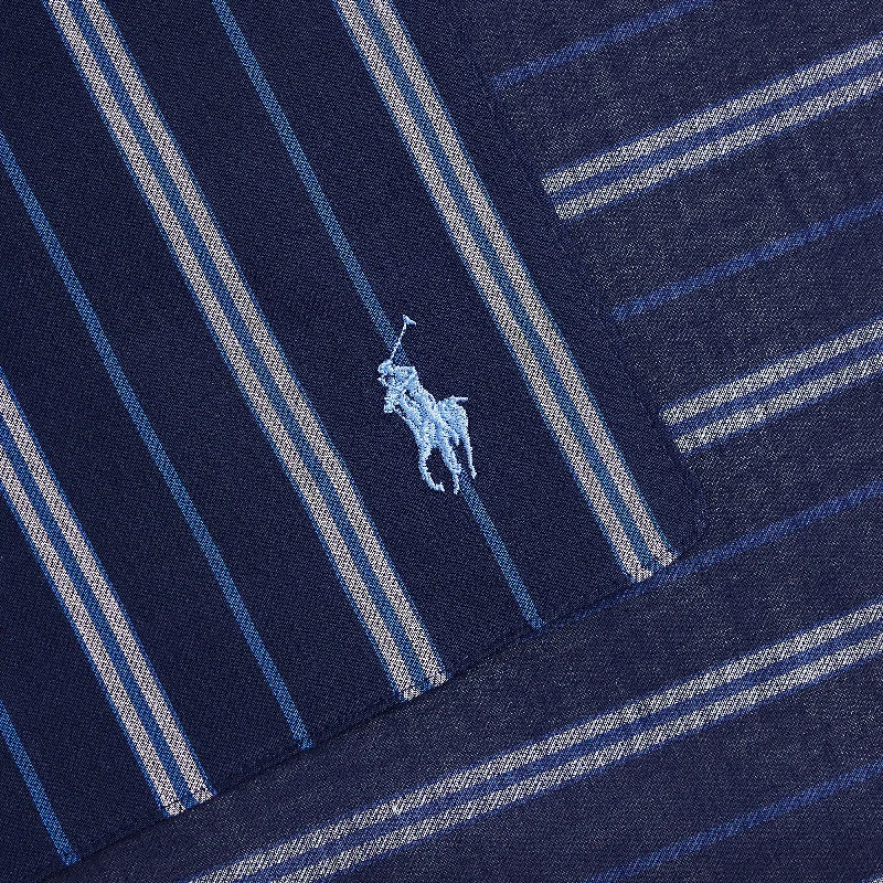 Men's reversible polo shirts with two different looksPolo Ralph Lauren - Handkerchief - Stripe - Navy Men's reversible polo shirts with two different looksPolo Ralph Lauren - Handkerchief - Stripe - Navy