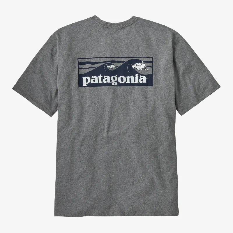 Men's long - sleeve henley t - shirts with button - down placketsMen's Boardshort Logo Pocket Responsibili-Tee®