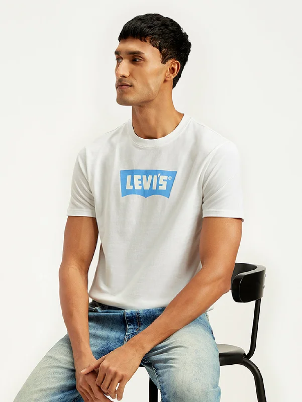 Men's polo t - shirts with a contrast collar for a preppy lookMen's Brand Logo Slim Fit T-Shirt
