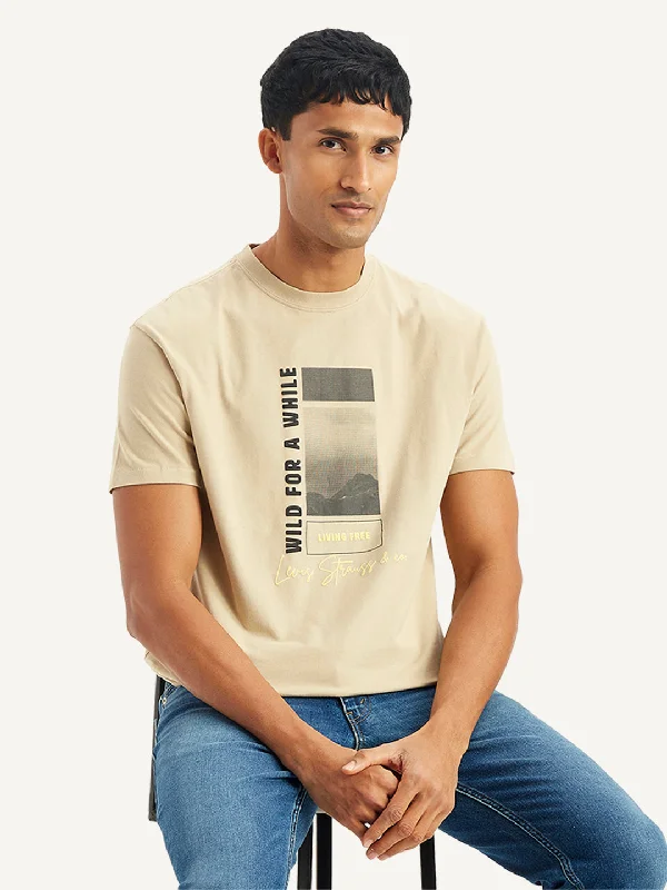 Men's mock - neck t - shirts with a modern and sleek styleMen's Graphic Print Regular Fit T-Shirt Men's mock - neck t - shirts with a modern and sleek styleMen's Graphic Print Regular Fit T-Shirt