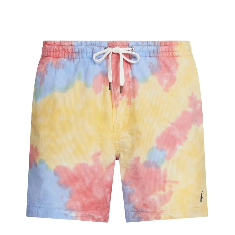 Men's jacquard woven polo shirts with intricate designsPolo Ralph Lauren 15-cm Polo Prepster Seersucker Shorts Tie Dye