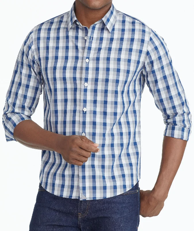 Men's ribbed cuffs and hem polo shirts for a textured lookWrinkle-Free Pomerol Shirt