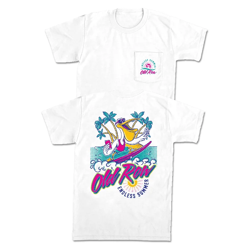 Men's short - sleeve linen t - shirts for summer beach outingsThe Endless Summer Pocket Tee