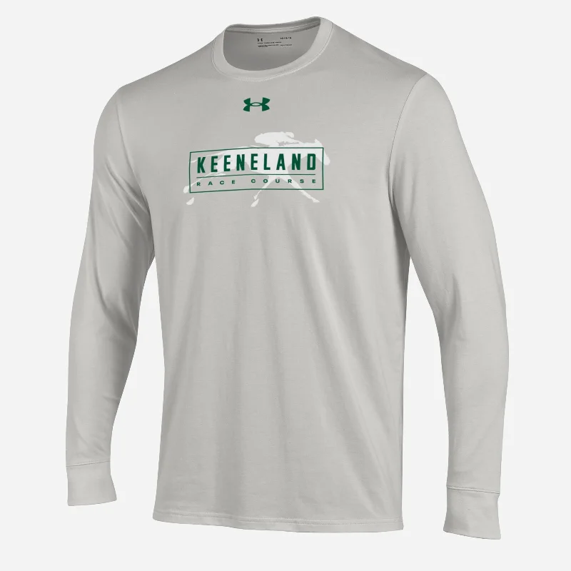 Men's moisture - wicking athletic t - shirts for intense workoutsUnder Armour Keeneland Men's Horse Long Sleeve Tee
